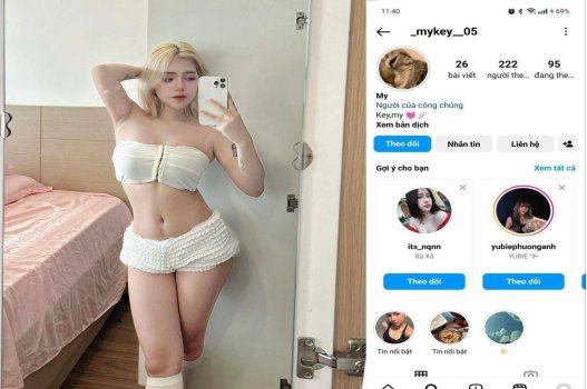 Clip sex Mykey dáng ngon quyến rũ