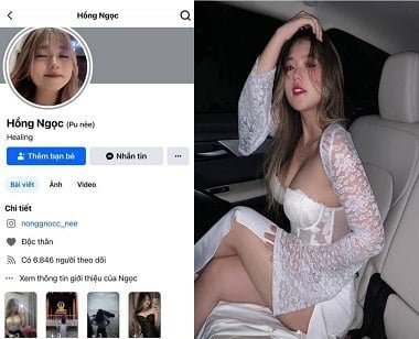 TikToker Trương Hồng Ngọc với vòng 1 nóng bỏng